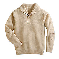 Men's wool sweater, 'Over There' - World War II Military Sweater