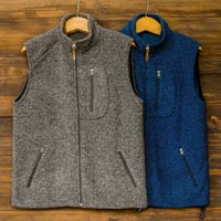 Men's wool blend vest, 'Treviso Trek' - Men's Wool and Cotton Blend Zip Up Vest