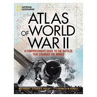 'Atlas of World War ll' - Atlas of World War ll NatGeo Hardcover Book